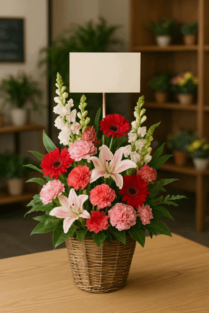 花の札・名札・立て札の書き方とマナー（例文付き） | 【公式】フラワーショップ花嶋